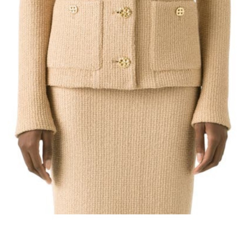 St. John Boucle Slub Mini Skirt